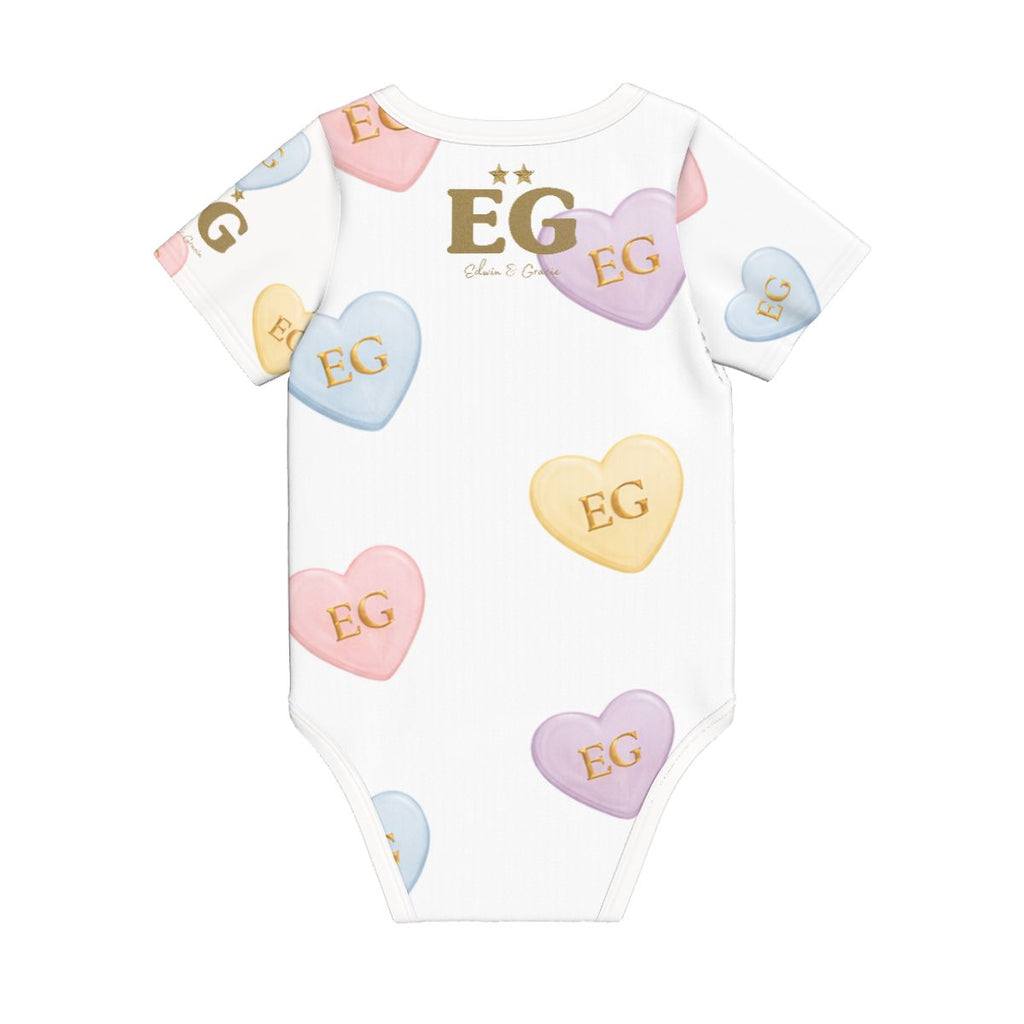 Candy Hearts onesie