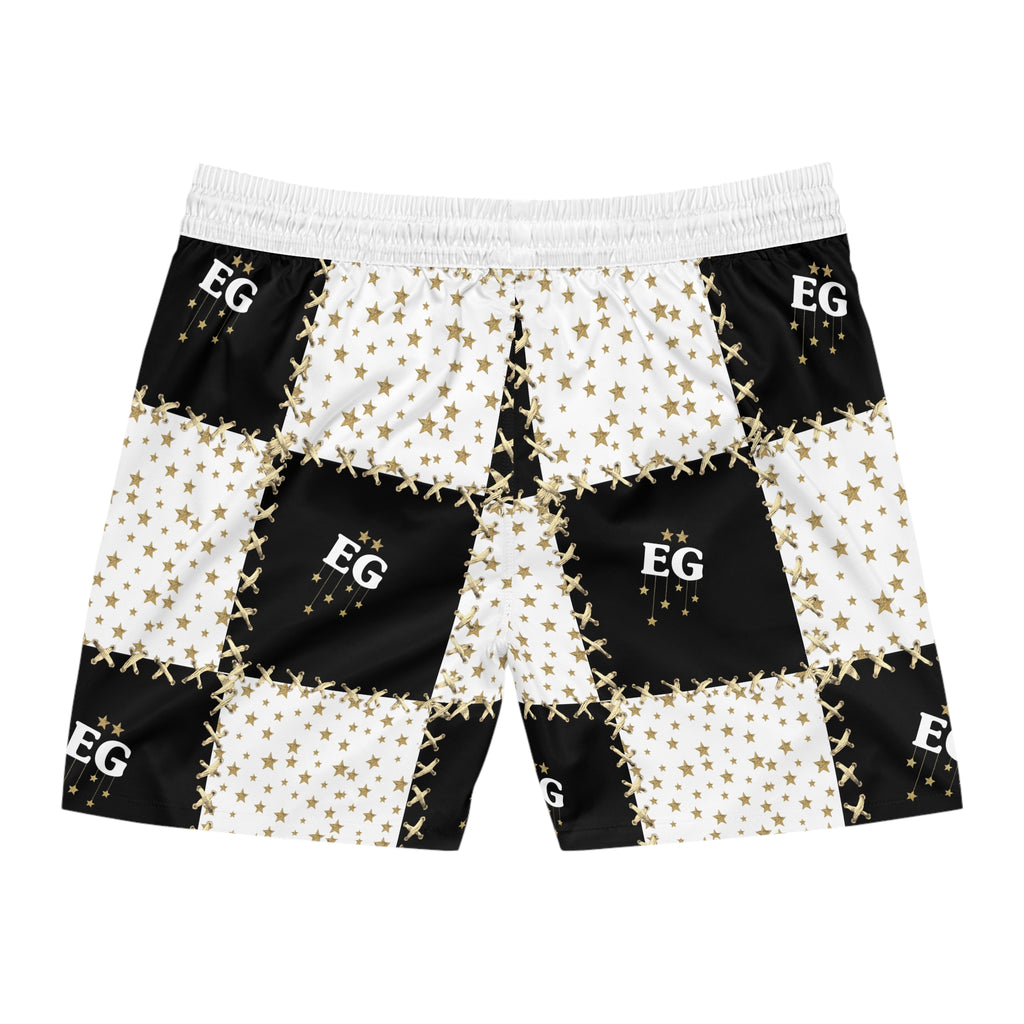 Die gesteppte Herren-Badehose mit Sternmotiv