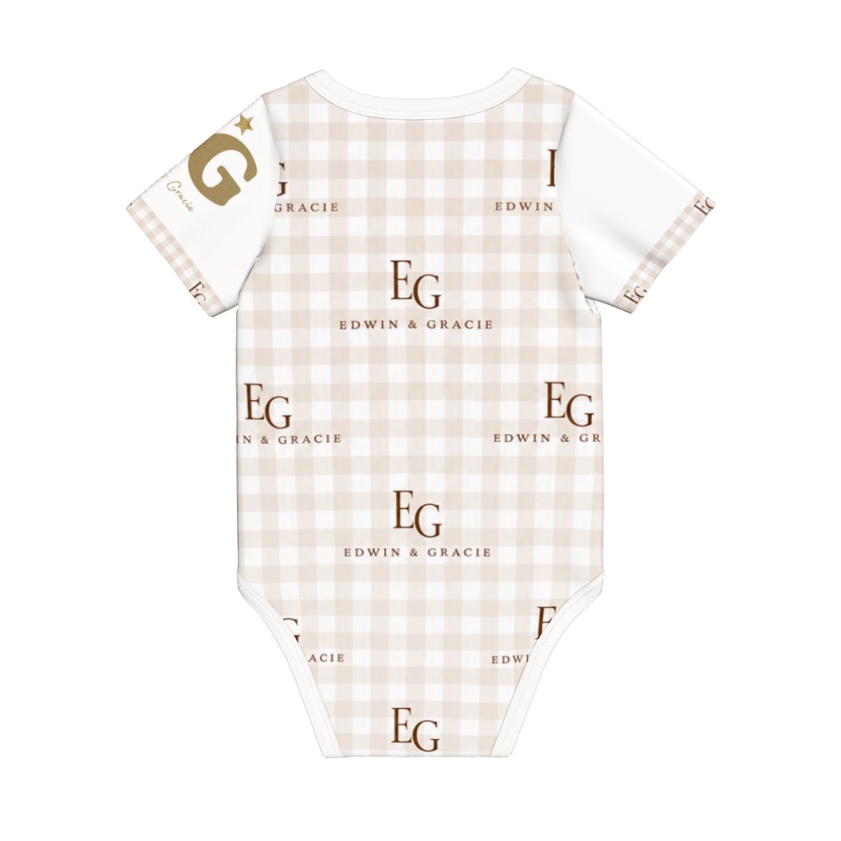 Baby brown bear onesie unisex