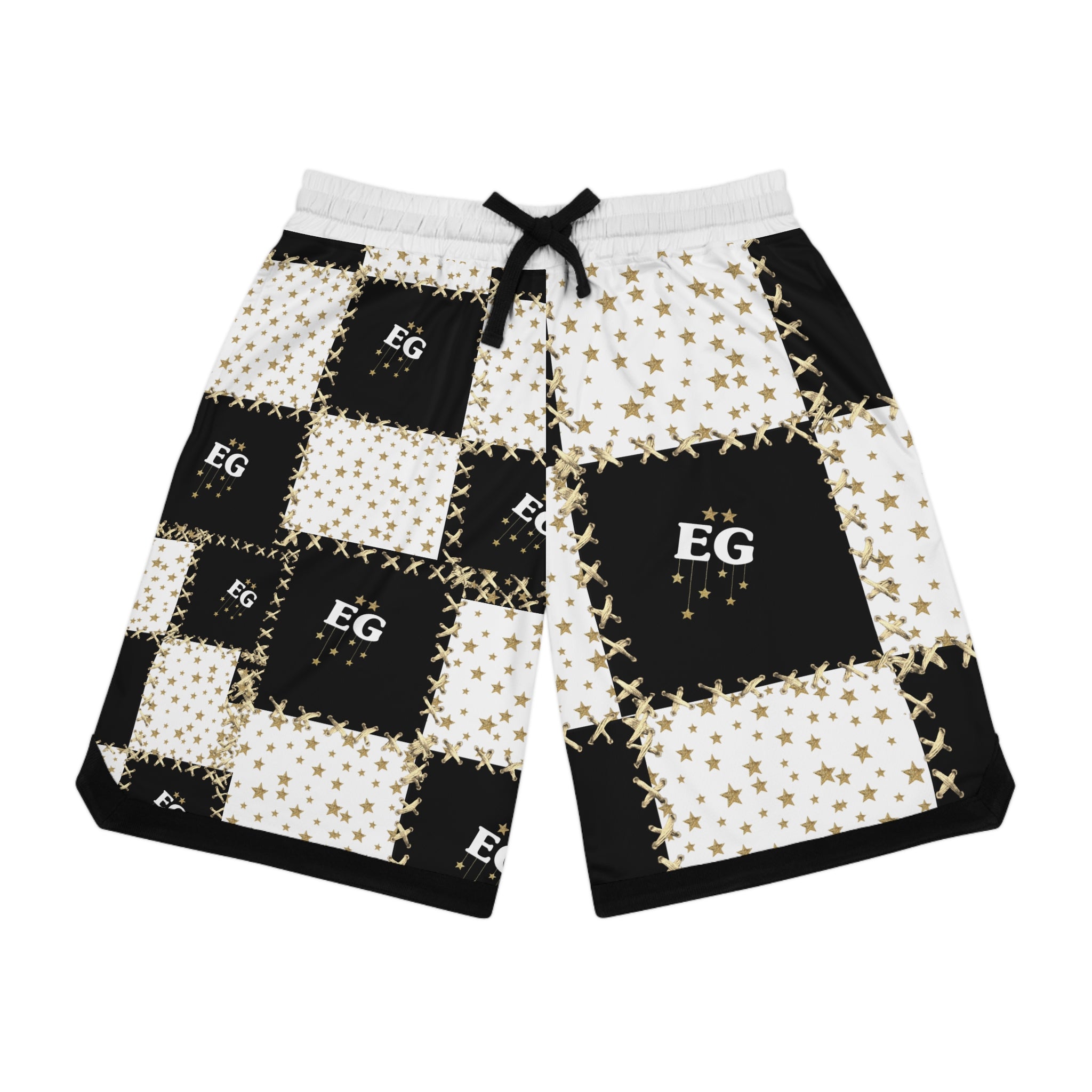 The quilted star men's basketball short