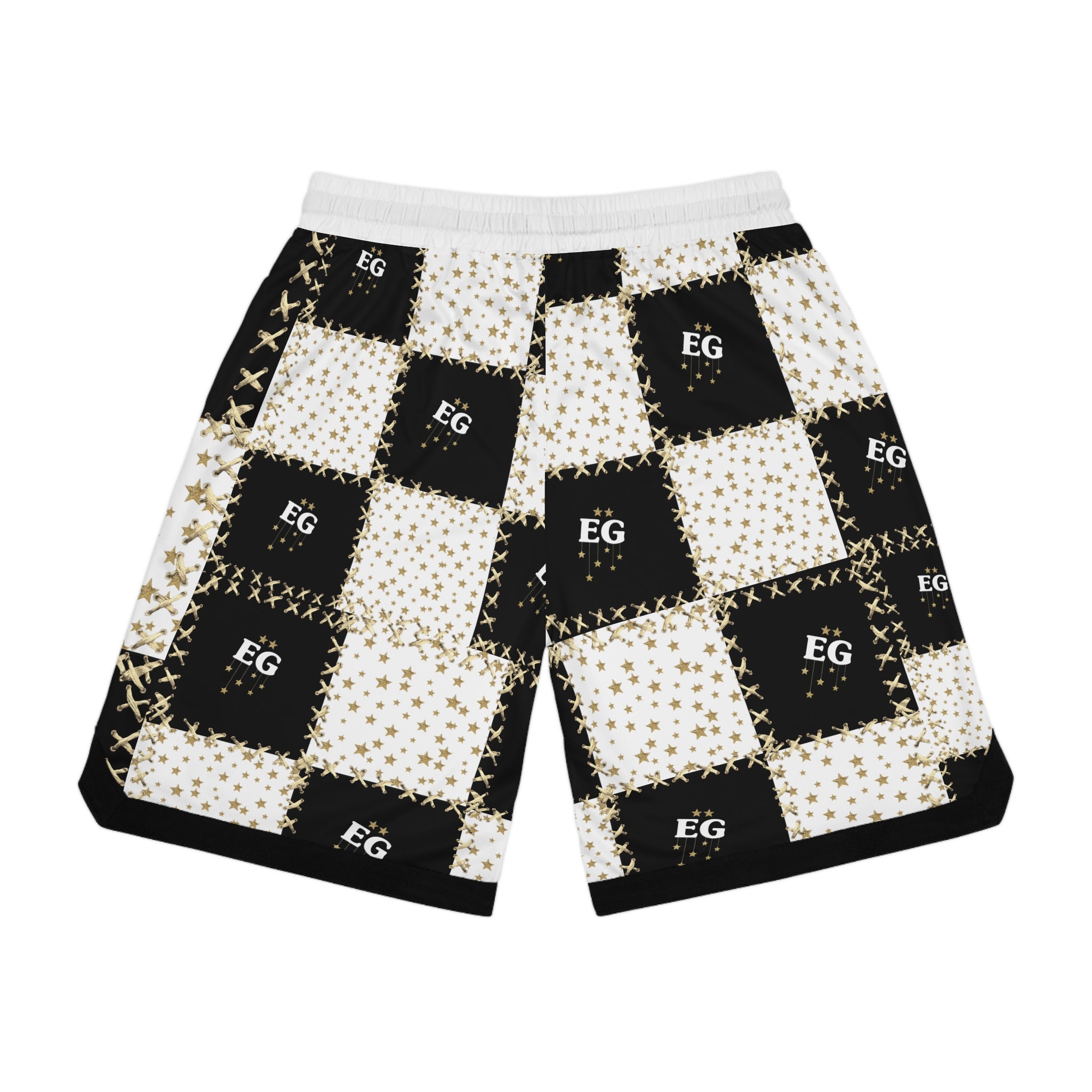 The quilted star men's basketball short