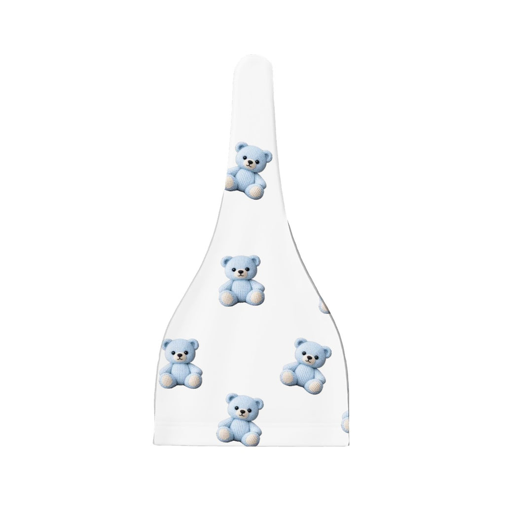 Kleiner blauer Bär Baby Mütze mit Knoten