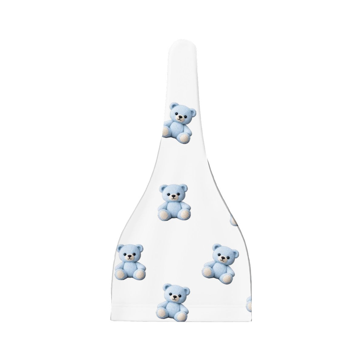 Kleiner blauer Bär Baby Mütze mit Knoten