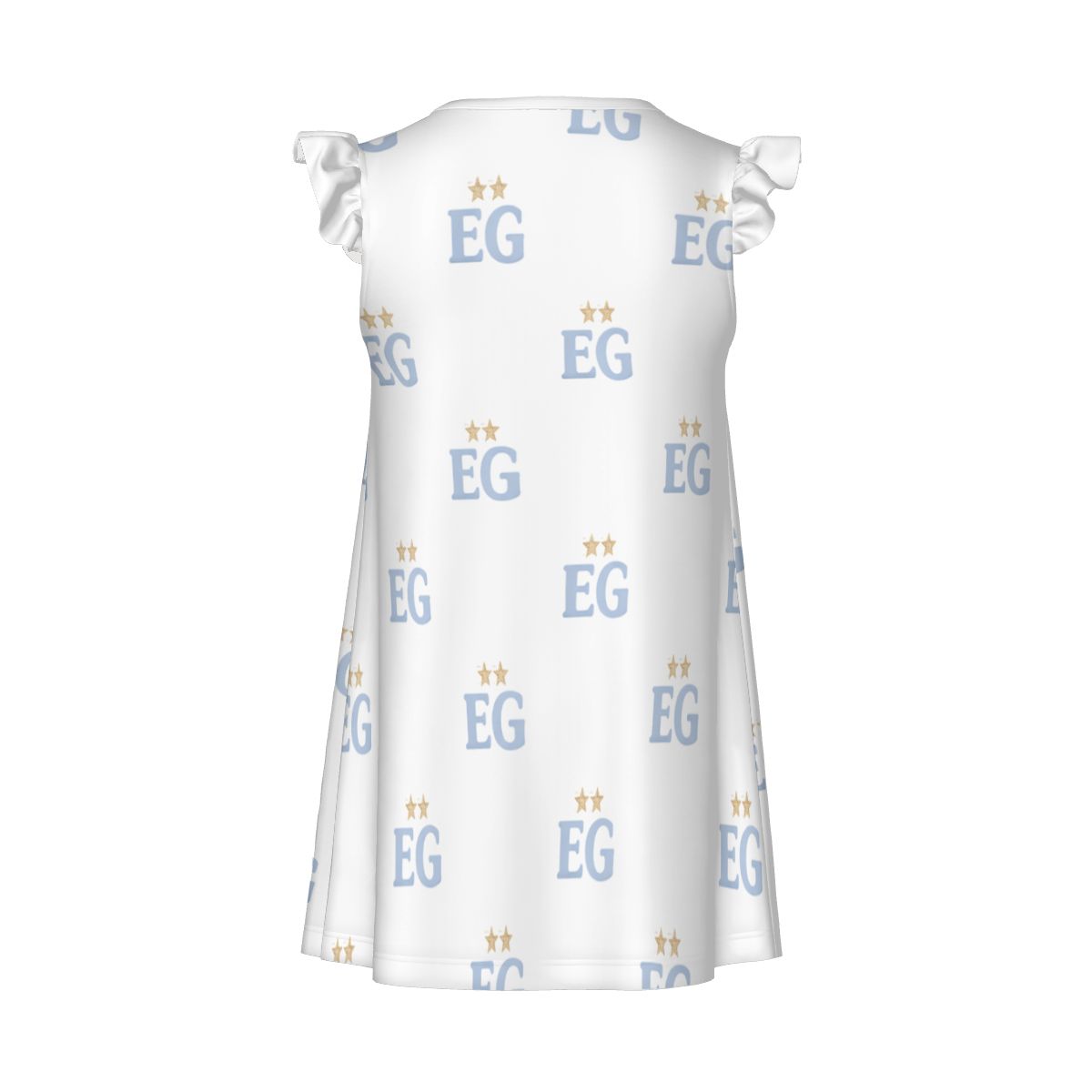The baby blues girl's flutter dress