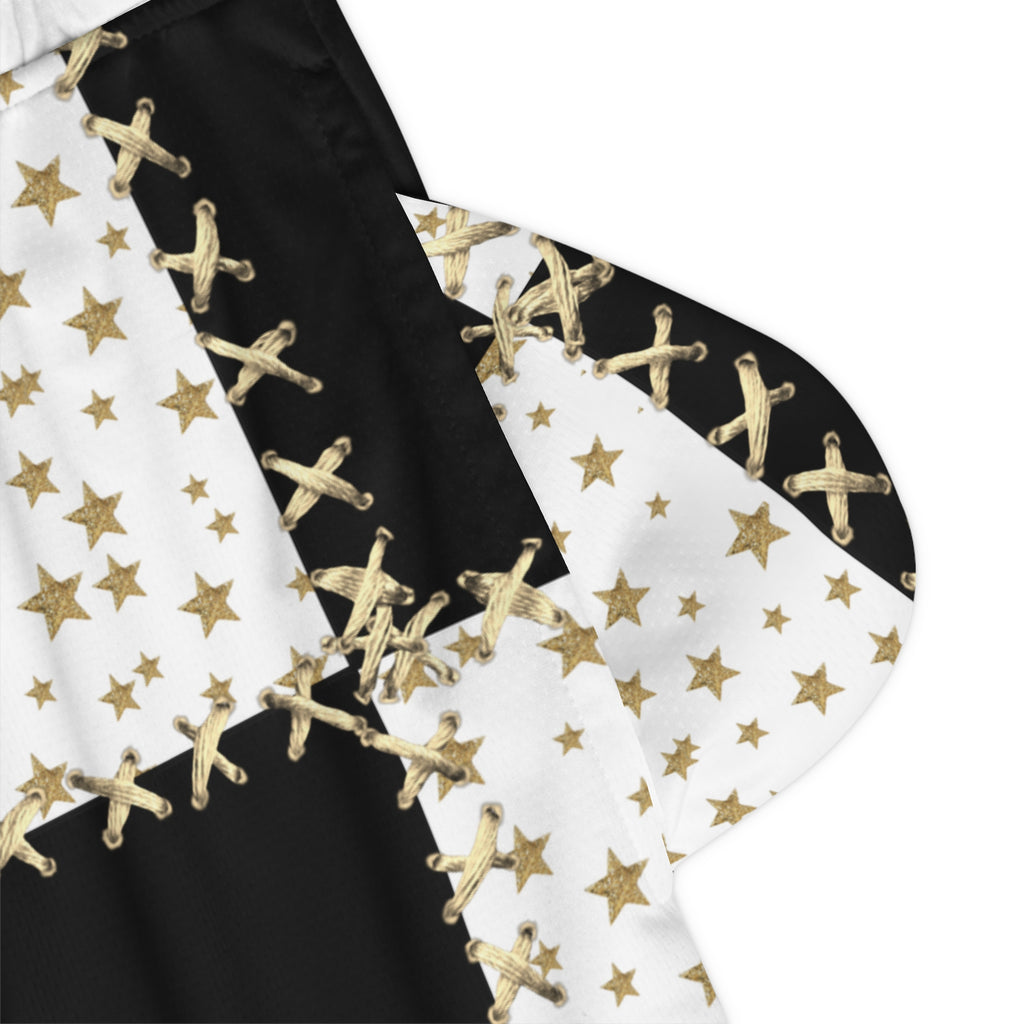 The quilted star men's basketball short