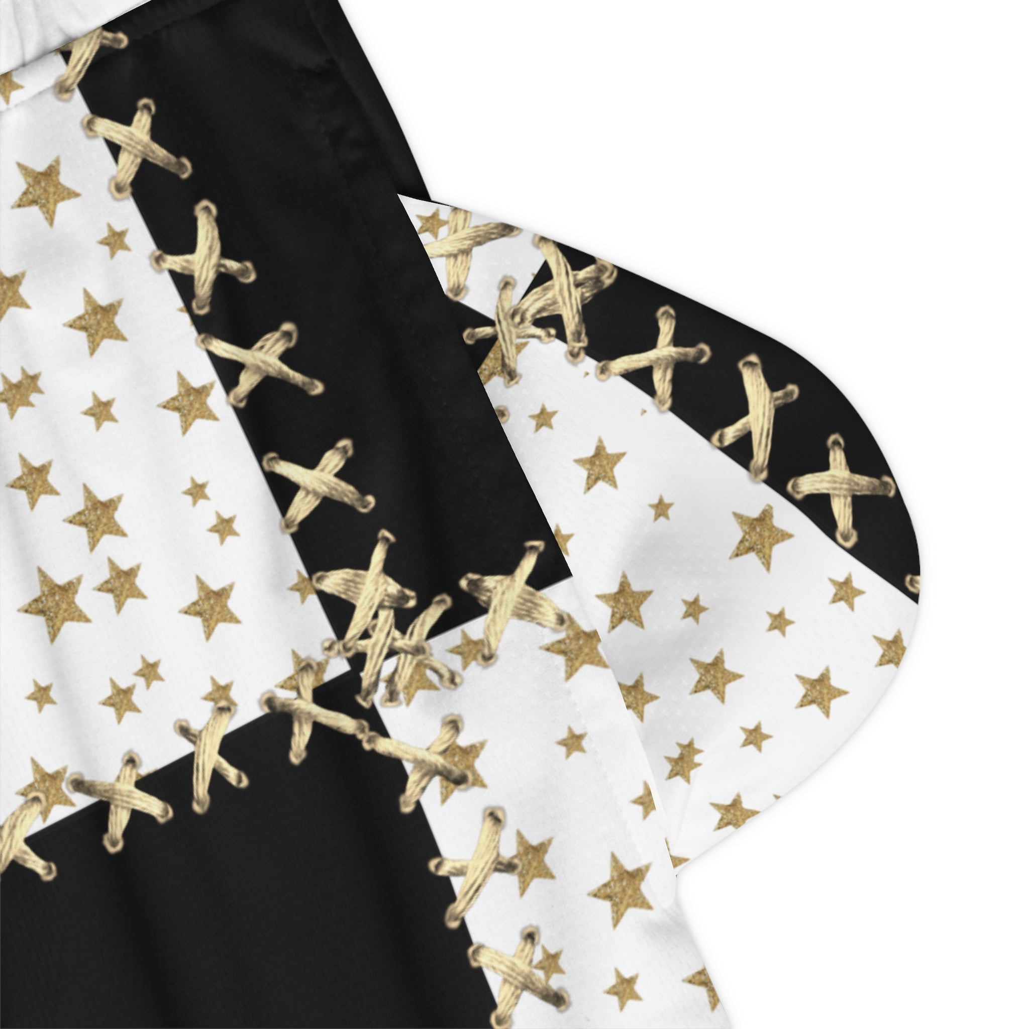 The quilted star men's basketball short