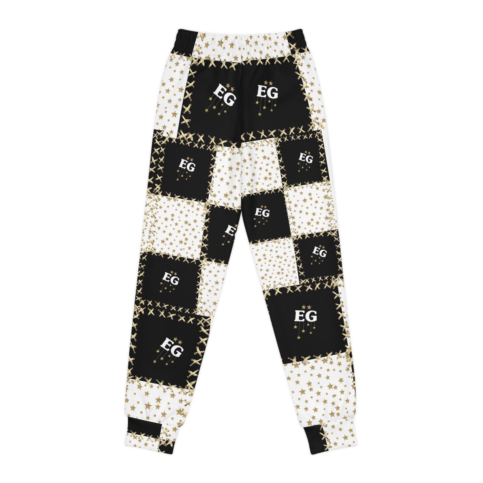 The quilted star youth Joggers