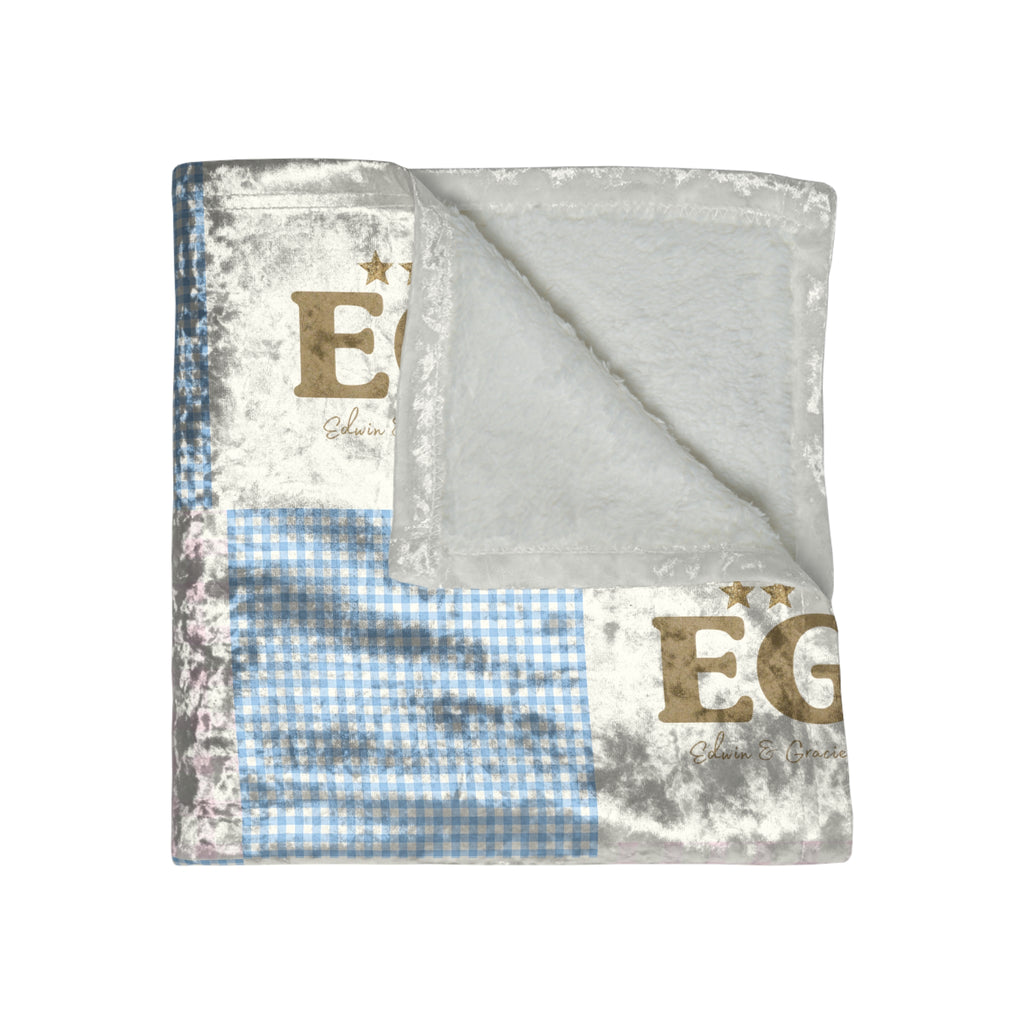 Forever together Crushed Velvet Blanket