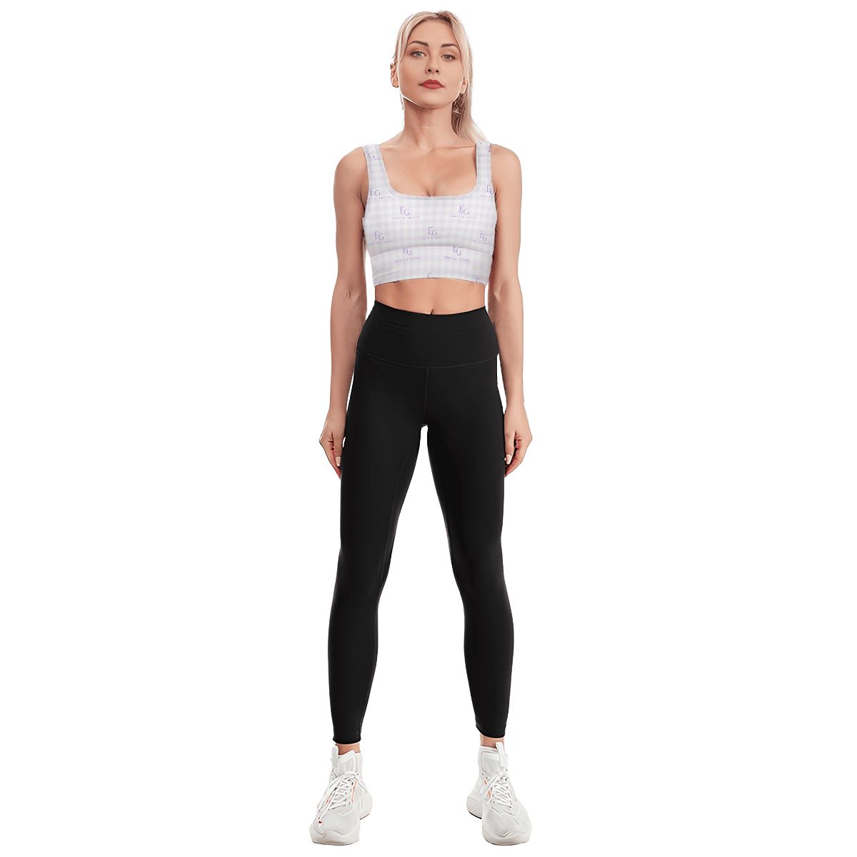 Lullaby lavender yoga women's sports bra