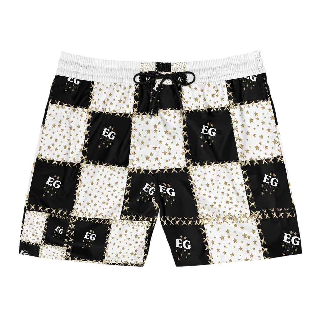Die gesteppte Herren-Badehose mit Sternmotiv