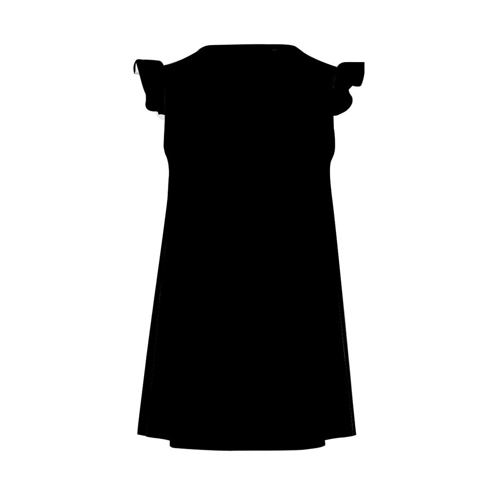 The black panther girl's flutter dress