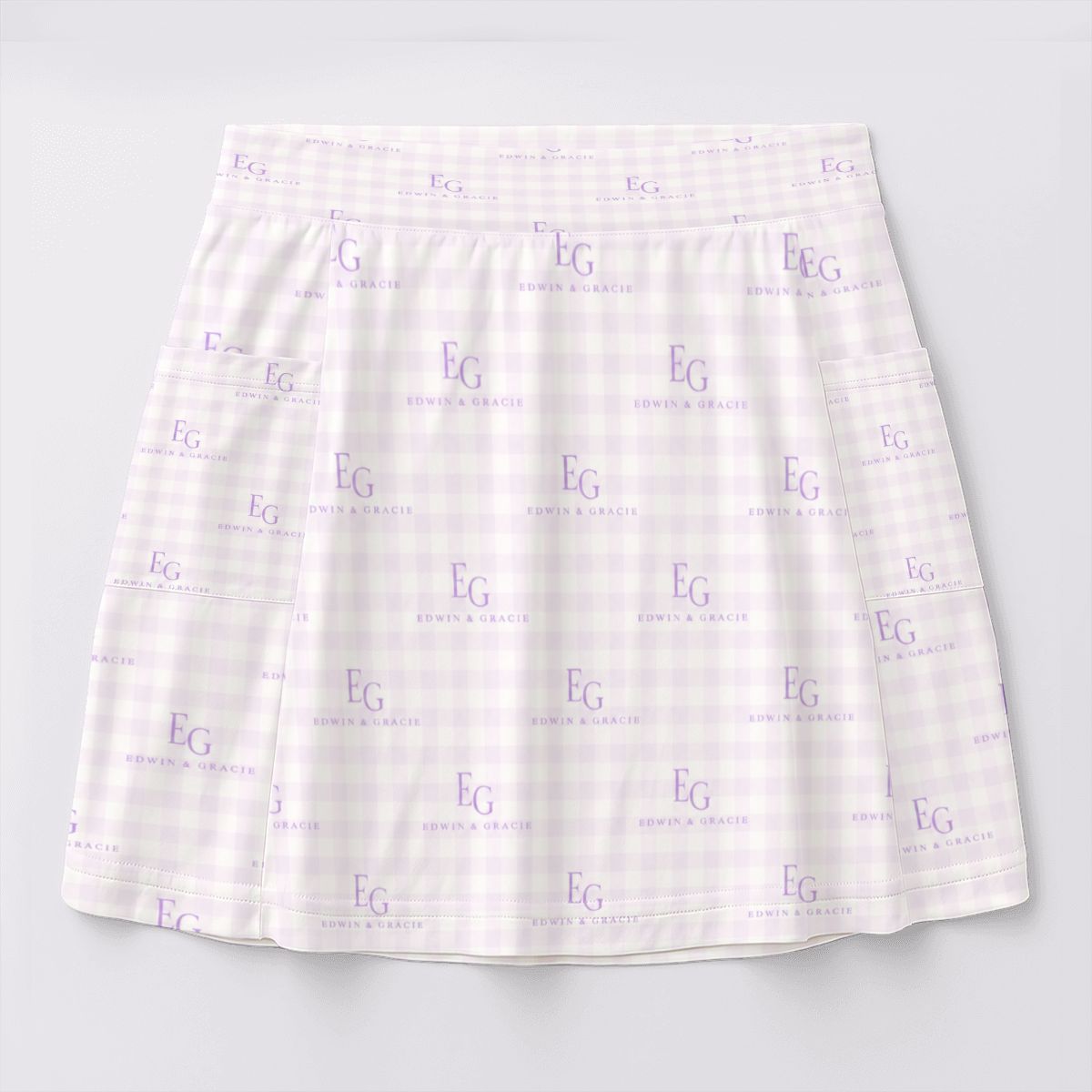 Lullaby lavender women's tennis skort with pockets