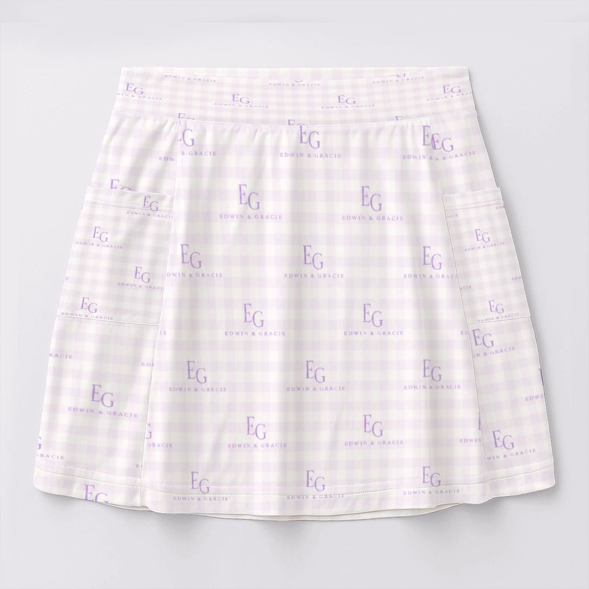 Lullaby lavender women's tennis skort with pockets