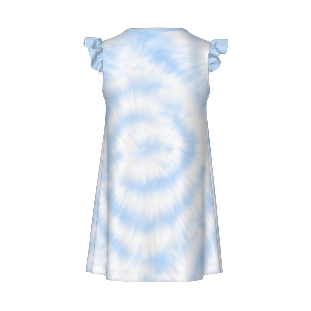 The costal blue girl's flutter dress