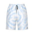 Die hellblauen Herren-Badeshorts