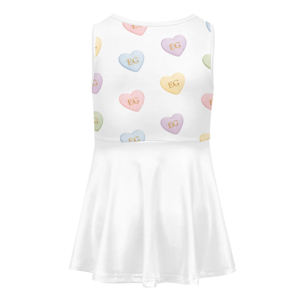The candy hearts girls sun dress