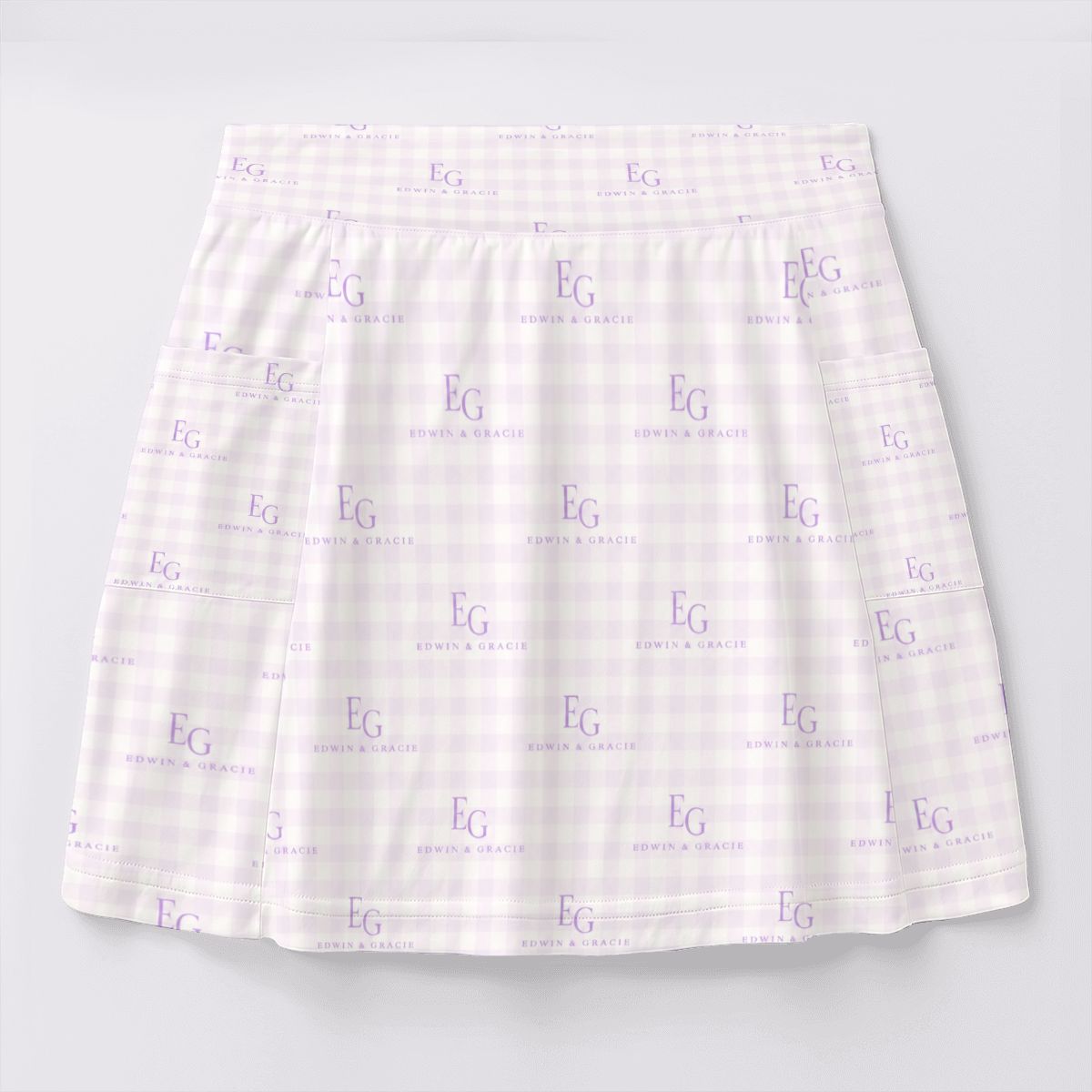 Lullaby lavender women's tennis skort with pockets