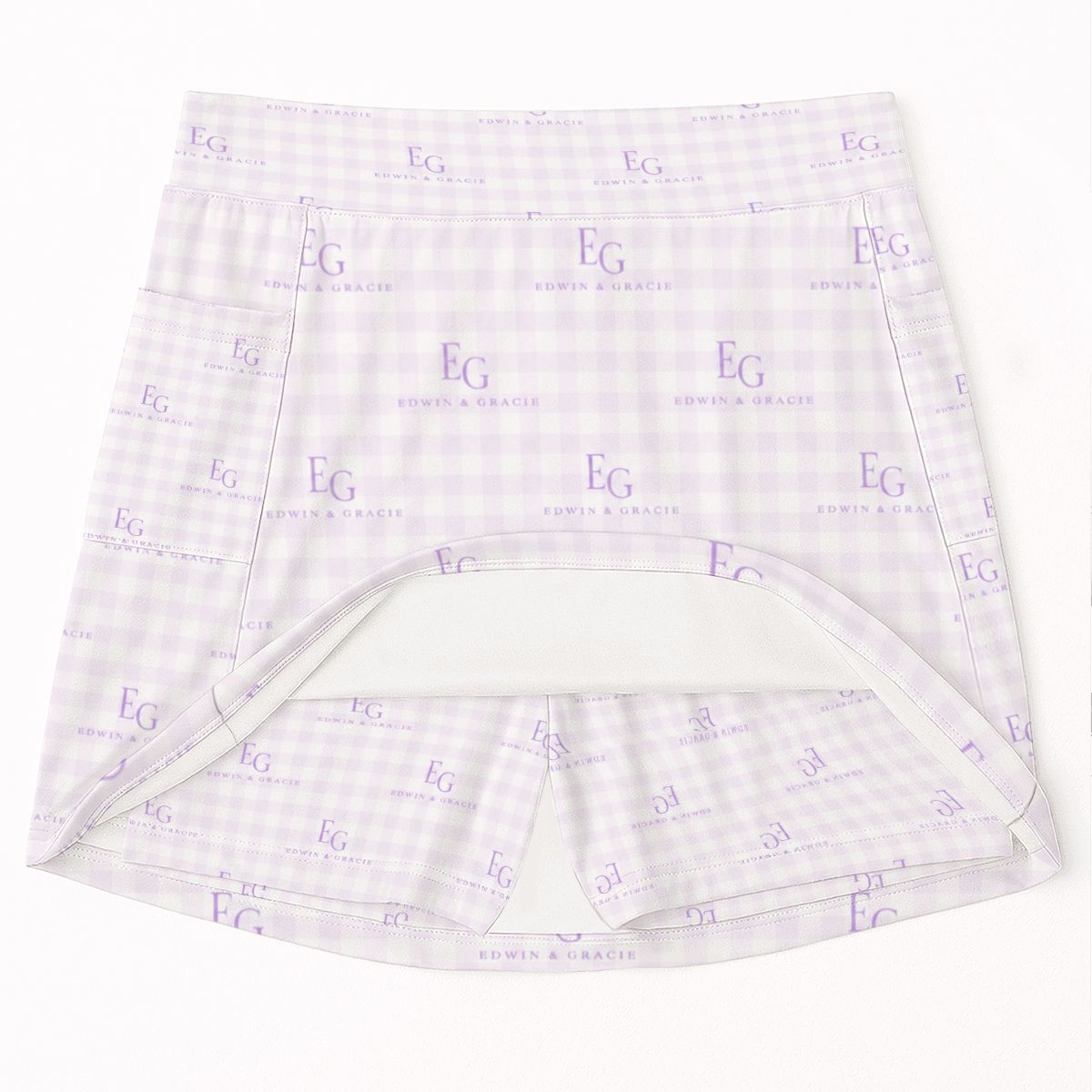 Lullaby lavender women's tennis skort with pockets