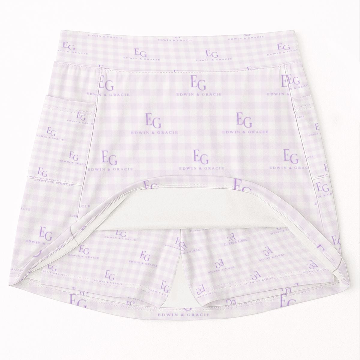 Lullaby lavender women's tennis skort with pockets