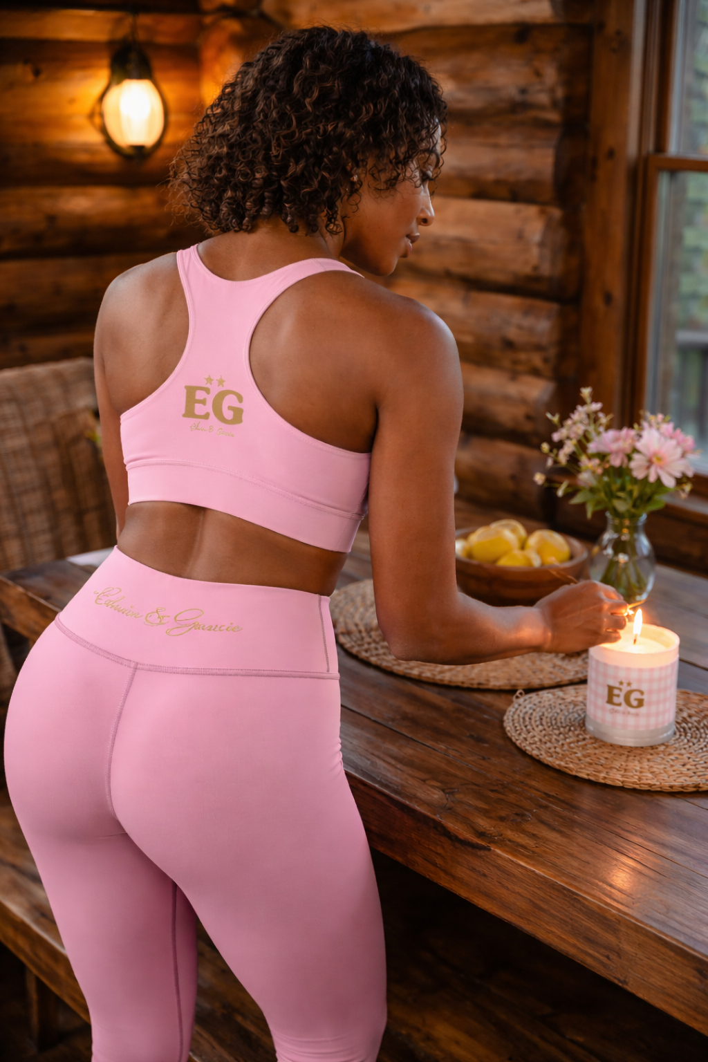The pink panther Sports Bra