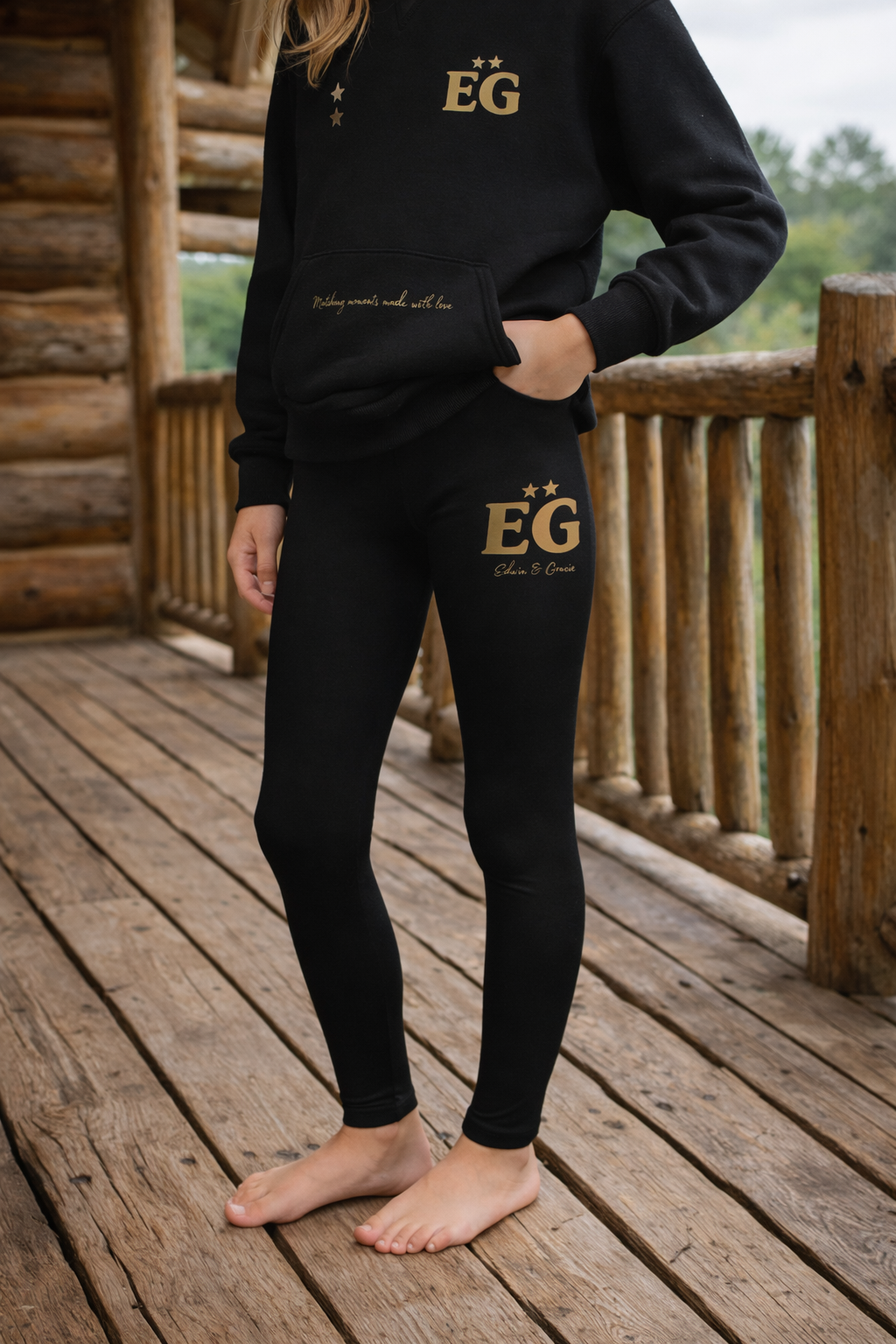 The black panther Youth Leggings