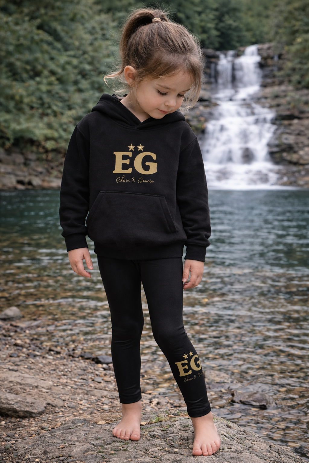 The black panther kid's leggings