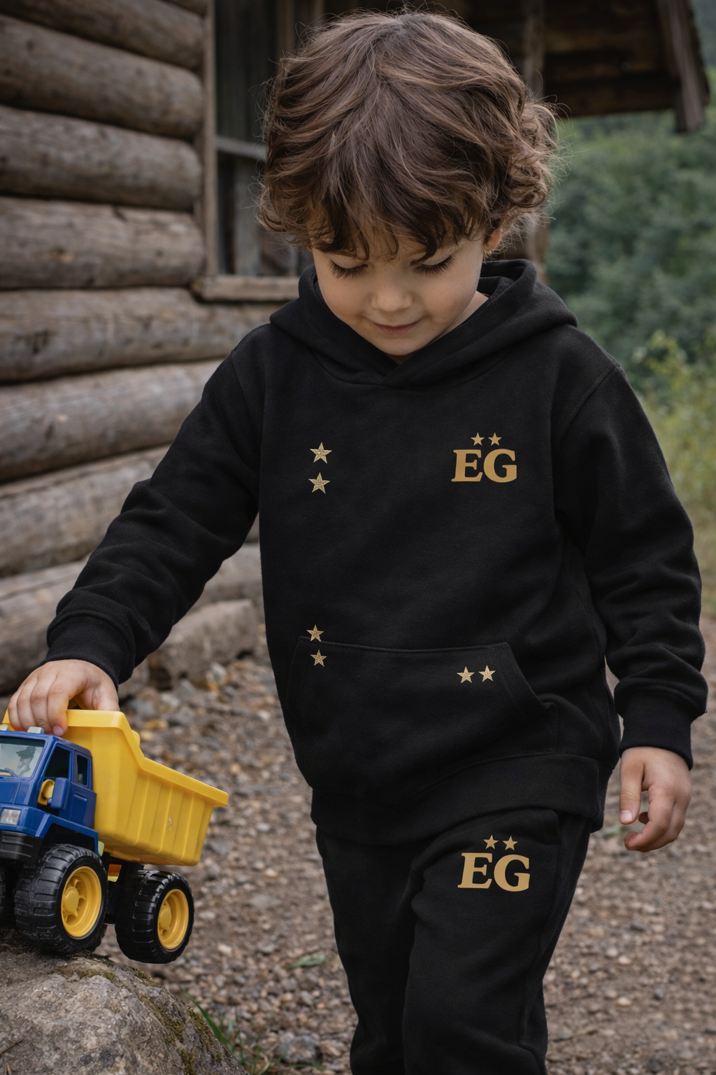 Der schwarze Panther Kleinkind-Fleece-Kapuzenpullover