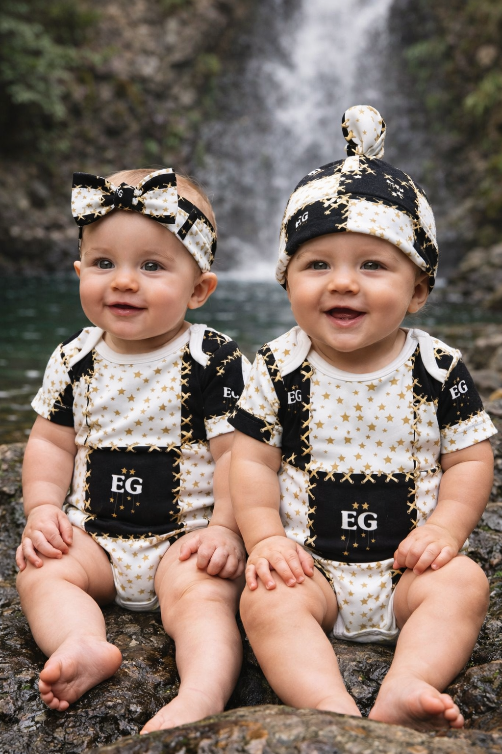 The quilted star Onesie