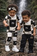 The quilted star Kids crew neck t-shirt
