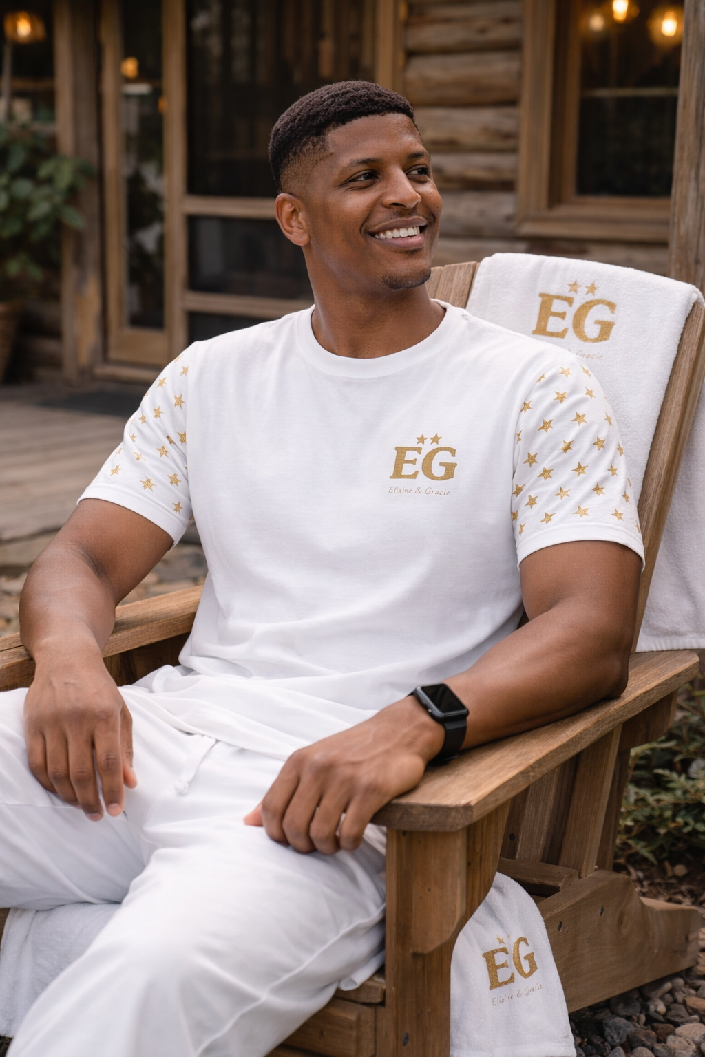 The little stars Men’s cotton crew neck t-shirt