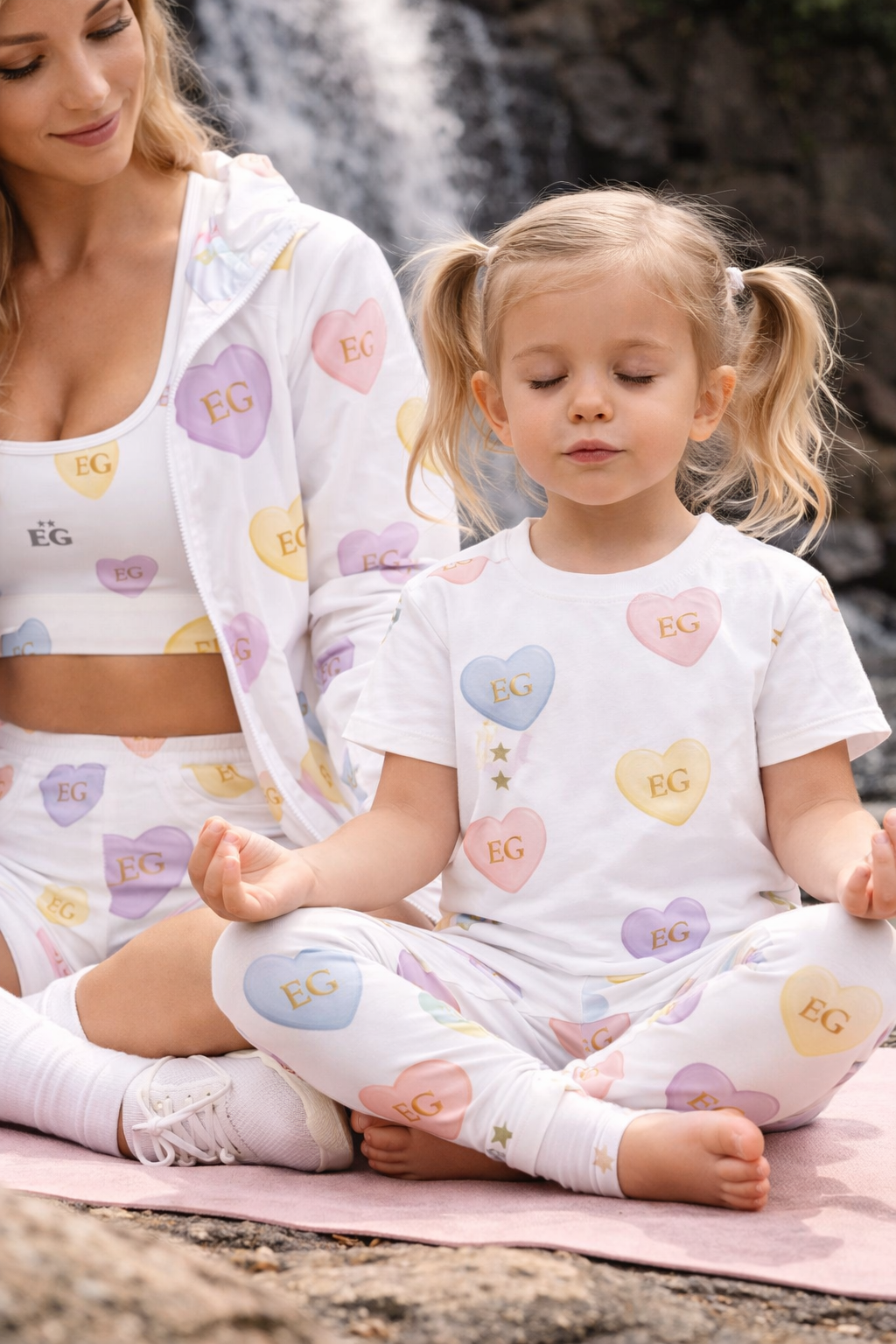 Candy Hearts Youth cotton crew neck