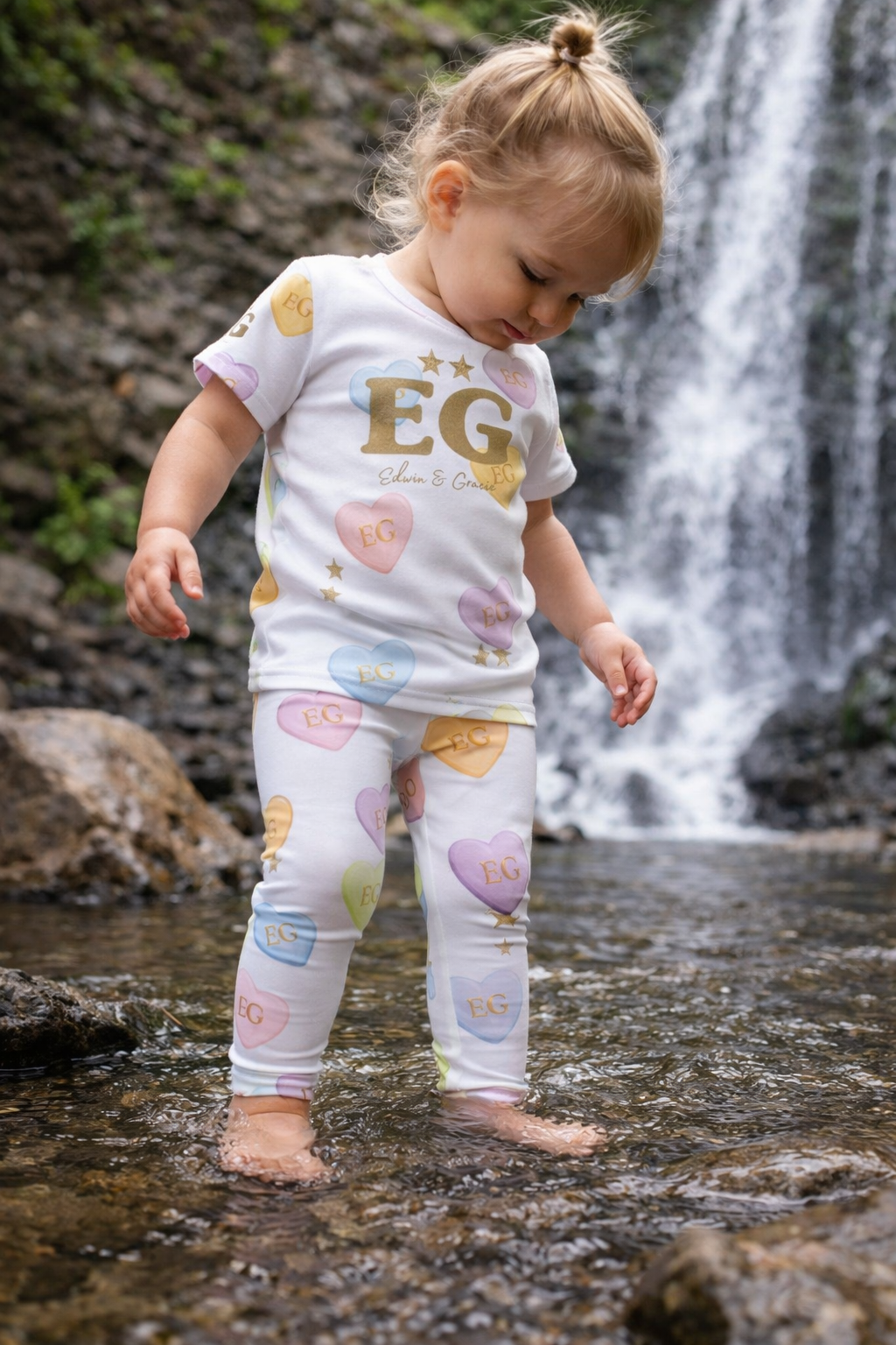 Candy Hearts Kid's Leggings