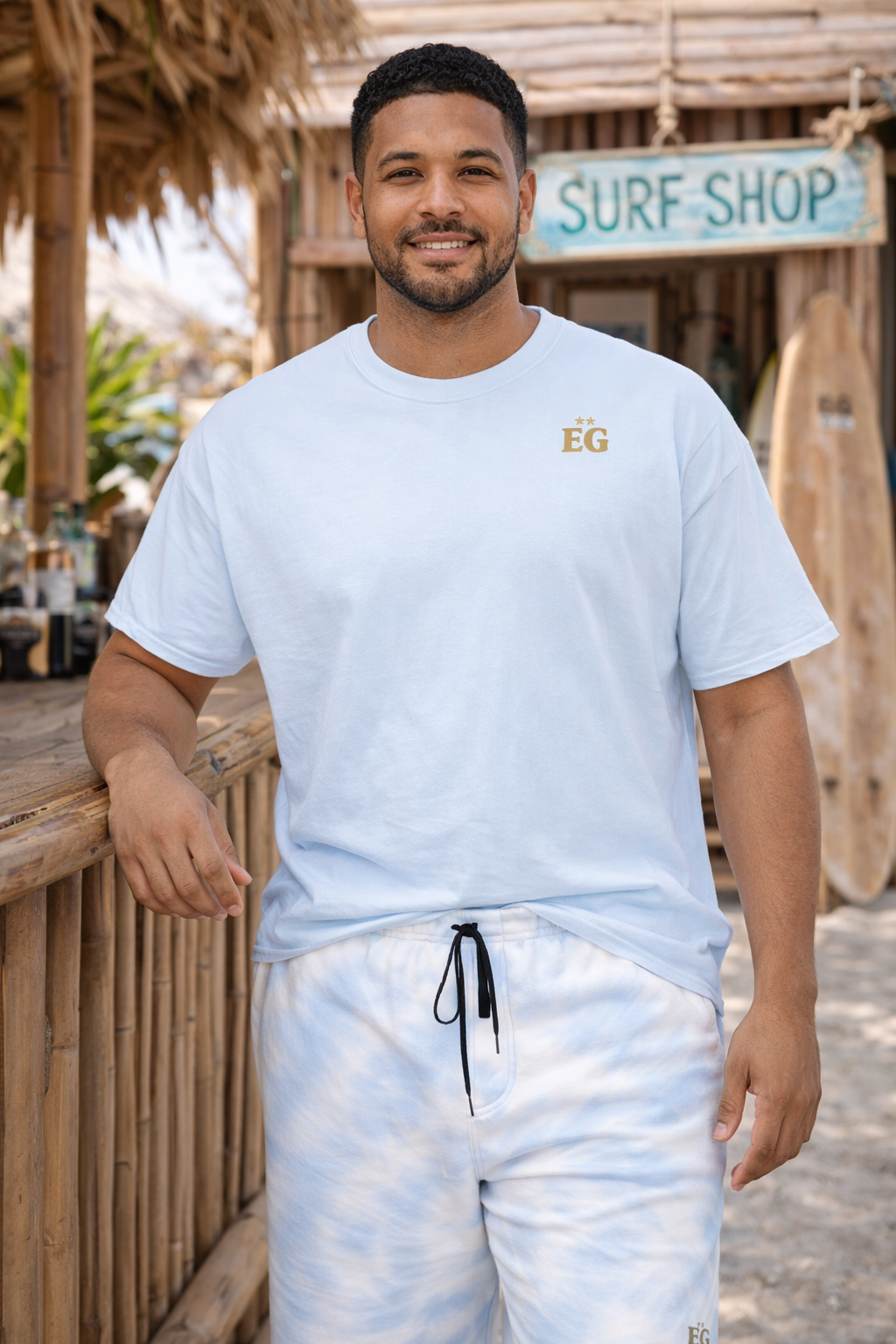 The costal blue Men's Beach Shorts