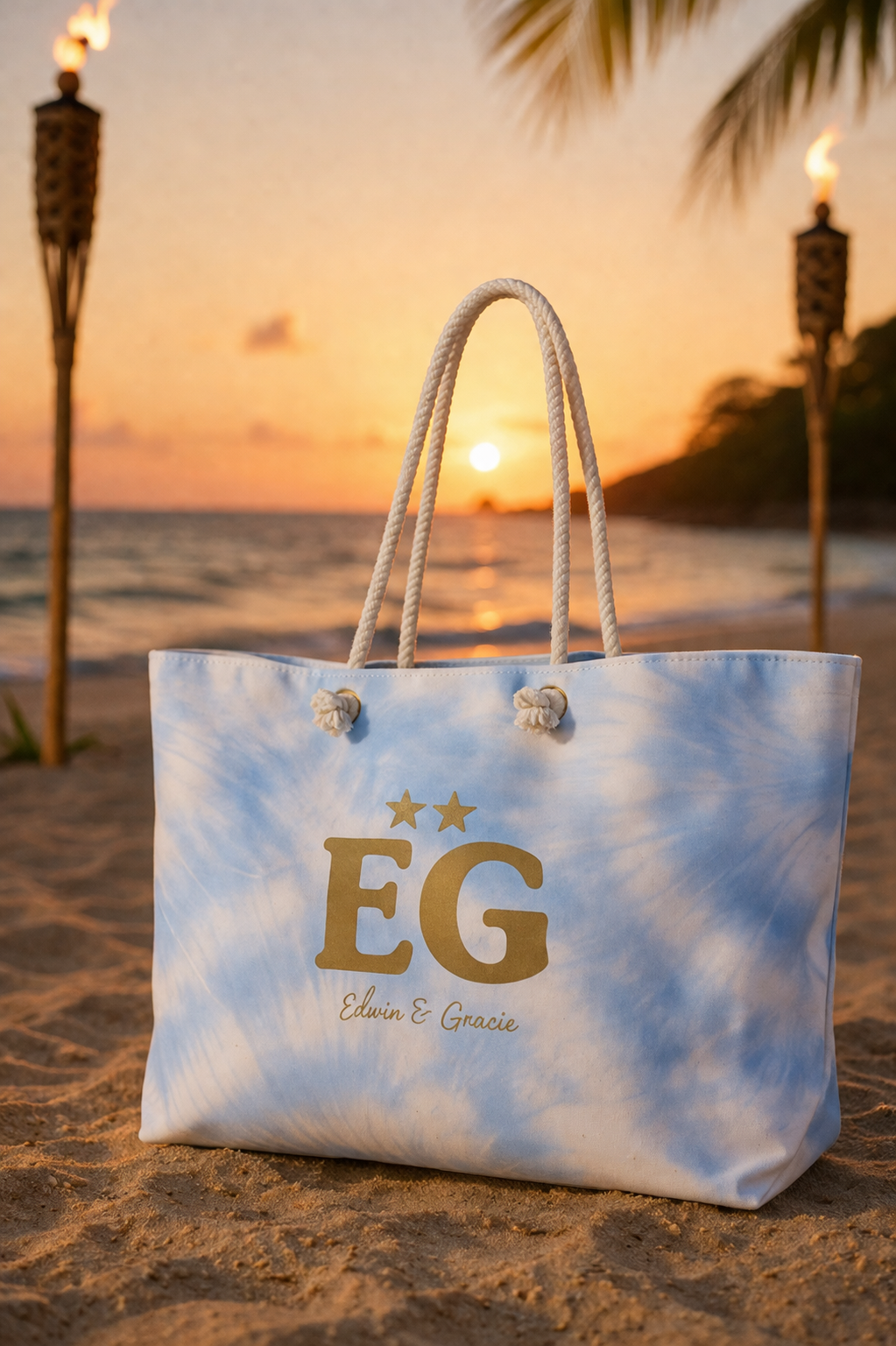 The Costal Blue weekender bag