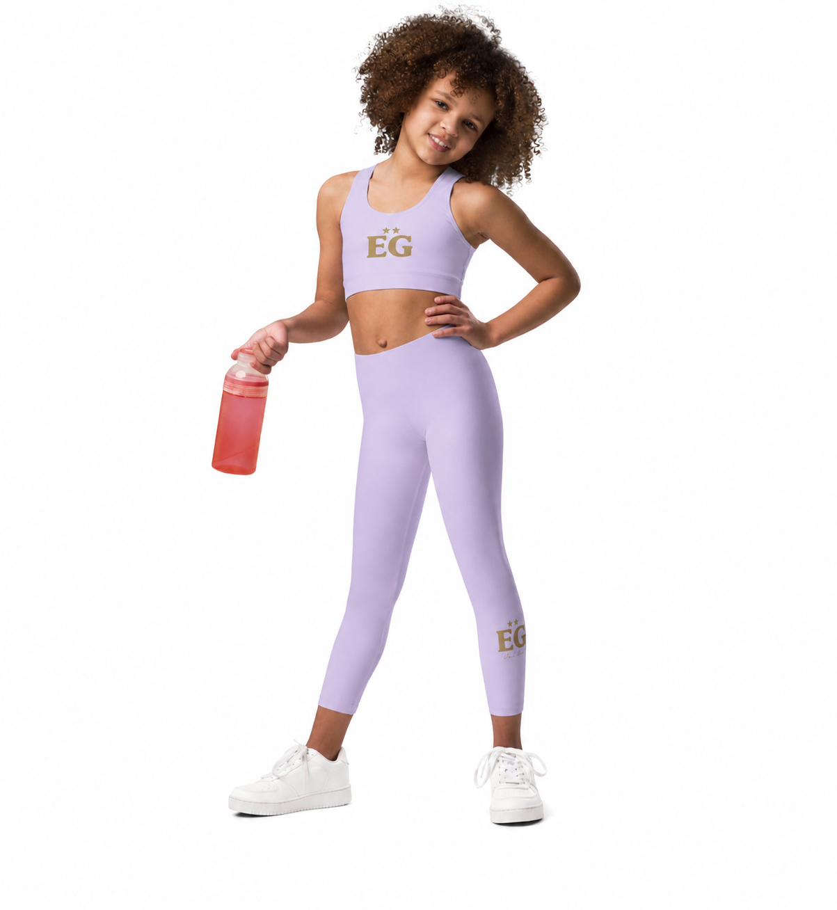 lullaby lavender little kid's leggings