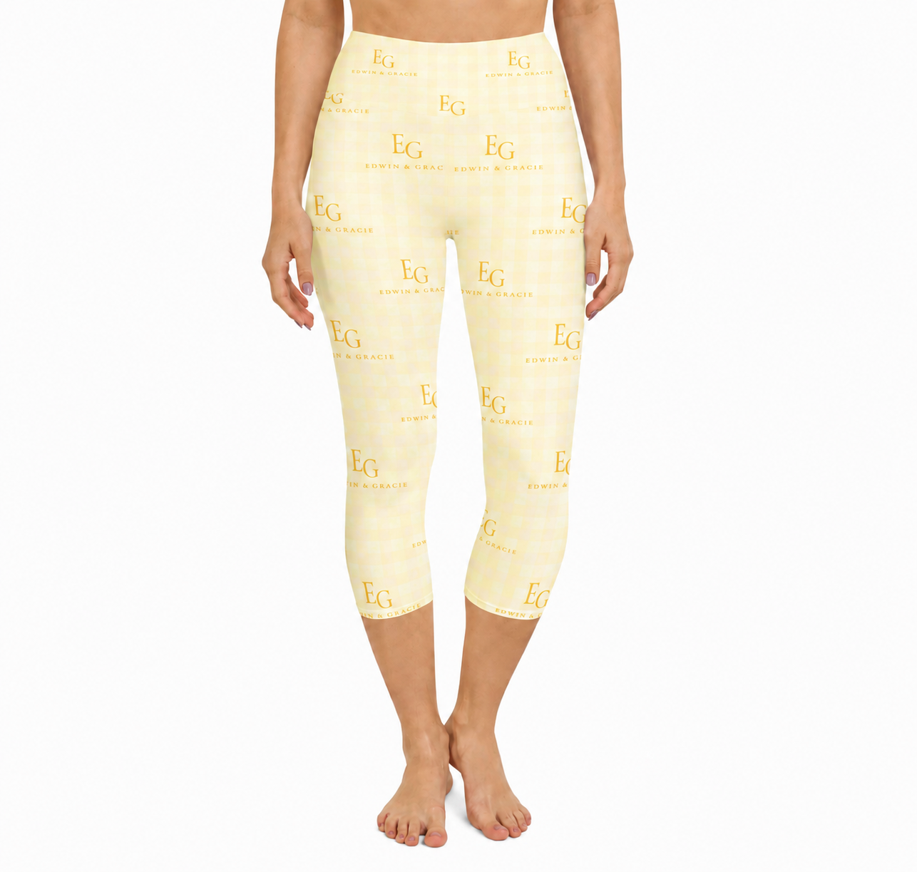 Sunshine yellow yoga capri