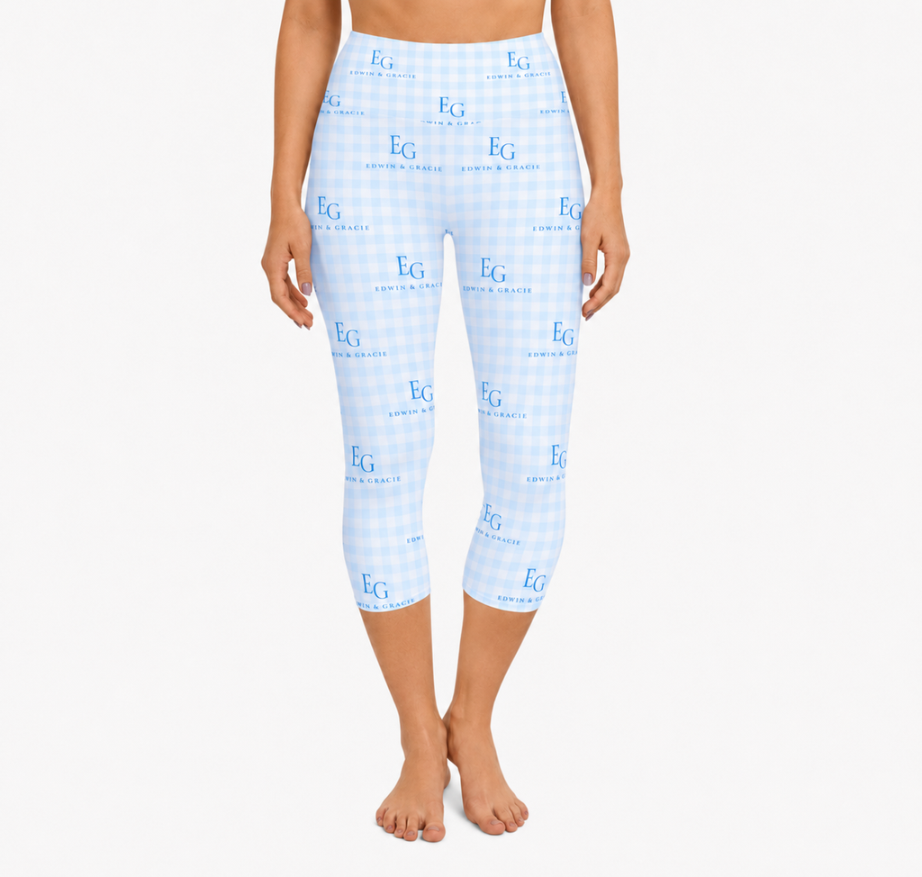 The baby blues yoga capri