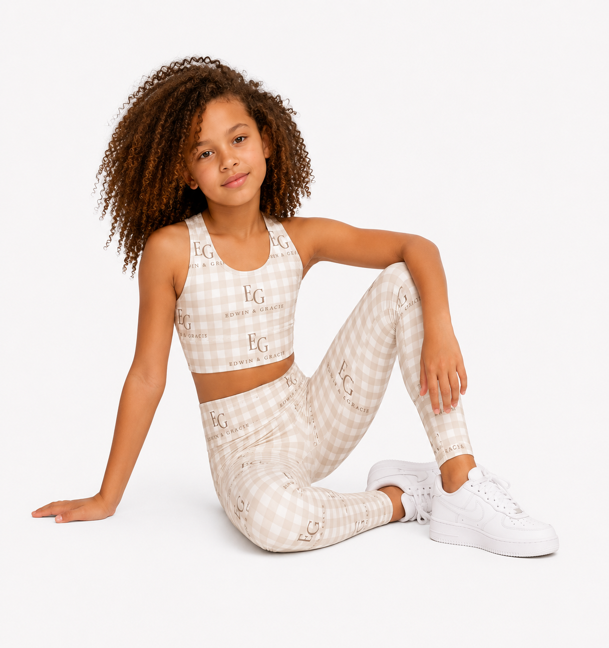 Baby brown youth leggings