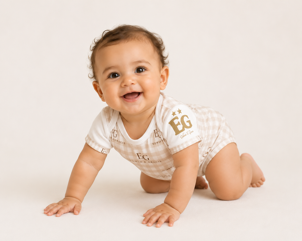 Baby brown bear onesie unisex
