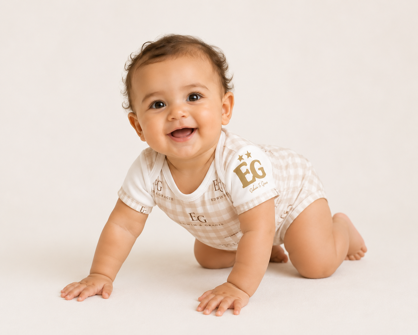 Baby brown bear onesie unisex