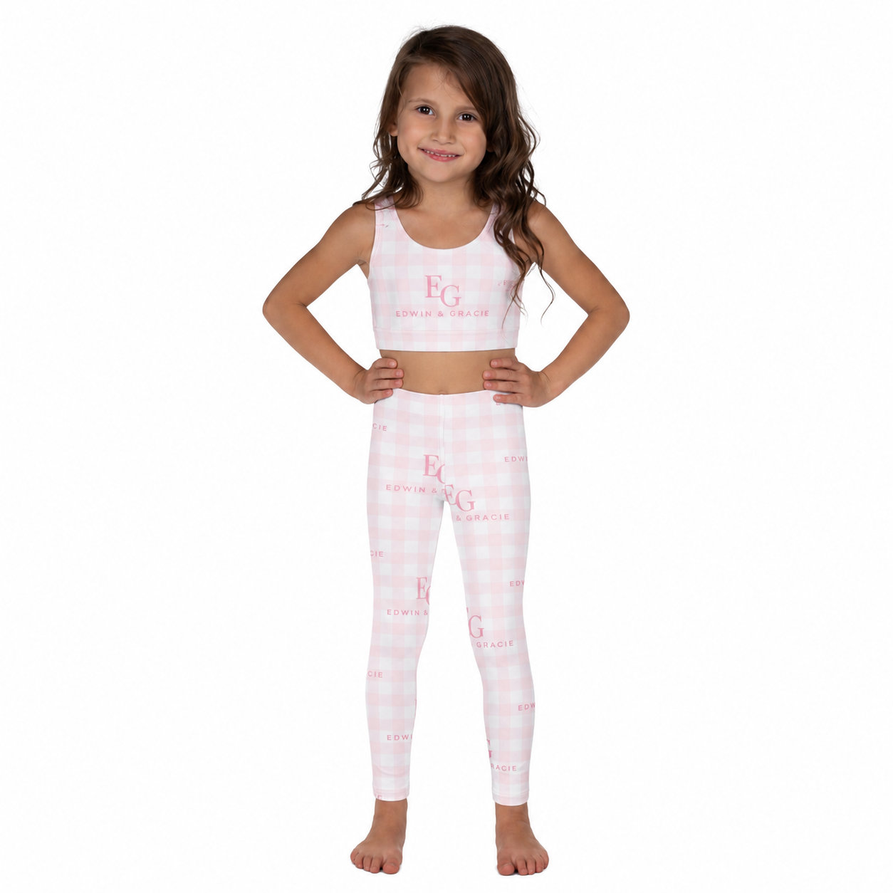 Pretty face pink Kid's Leggings