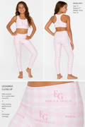 Pretty face pink youth leggings