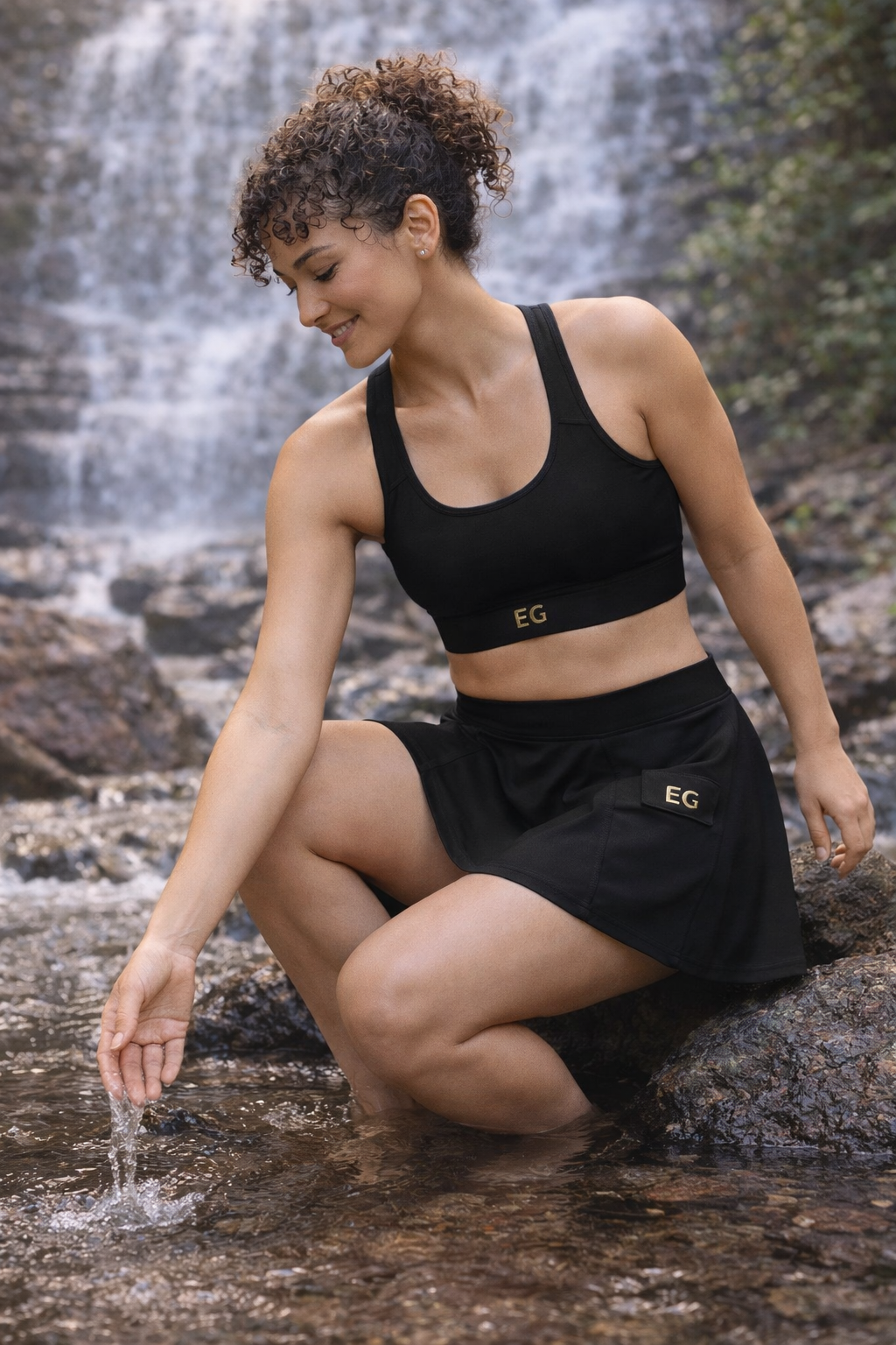 The black panther Women's Tennis Skort