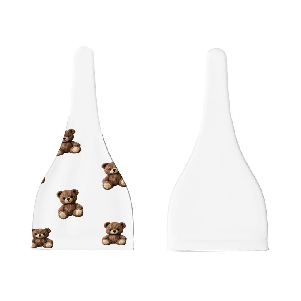 Kleiner brauner Bär Baby-Beanie mit Knoten