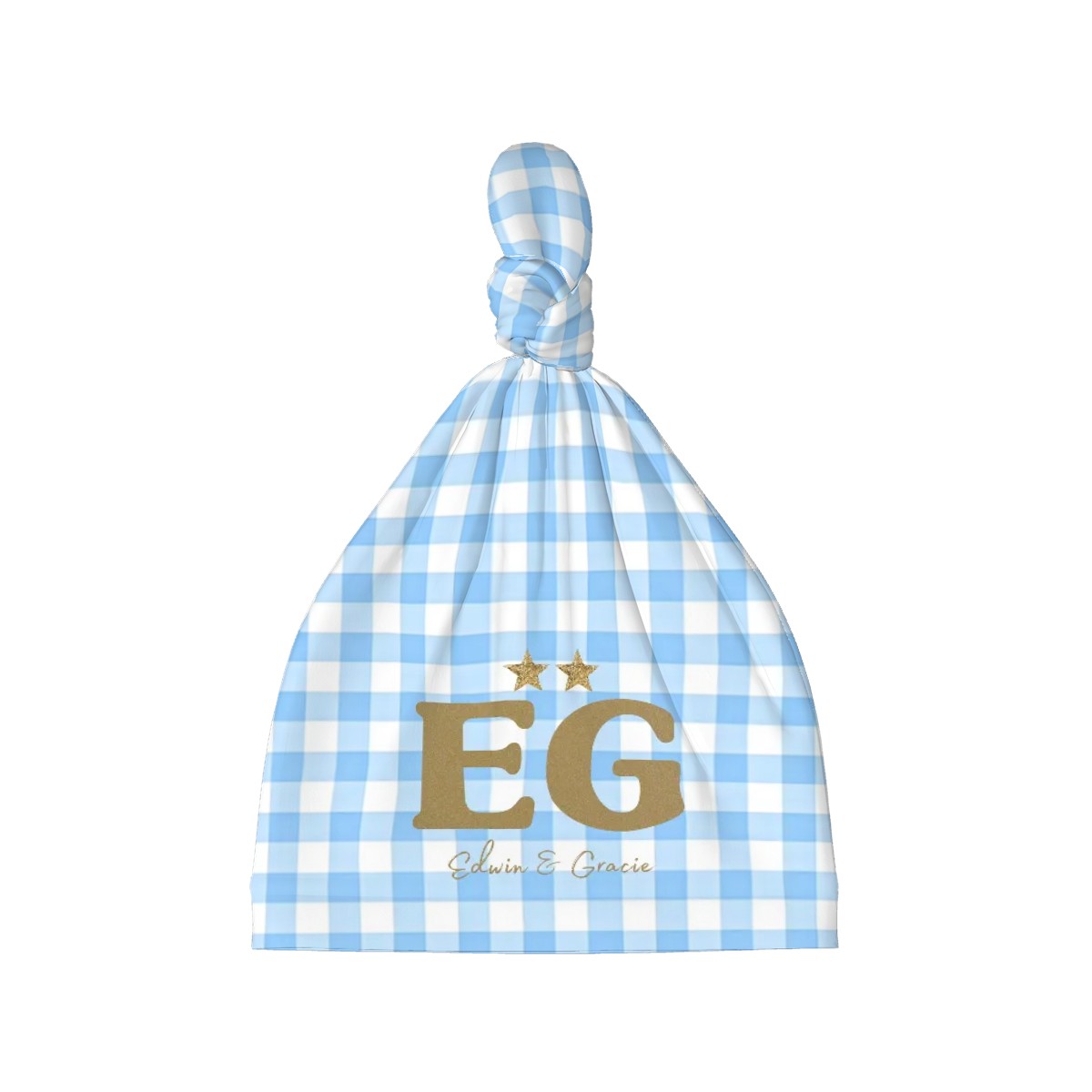 Edwin’s baby topknot beanie