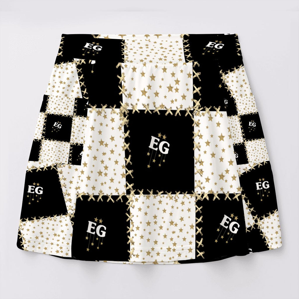 The quilted star Tennis Skort with Pockets