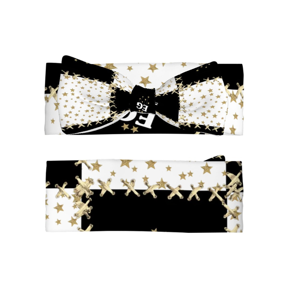 The quilted star Bowknot Baby Headband