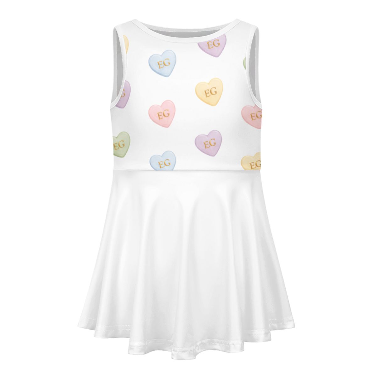 The candy hearts girls sun dress