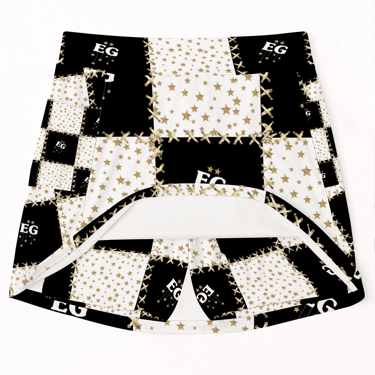 The quilted star Tennis Skort with Pockets