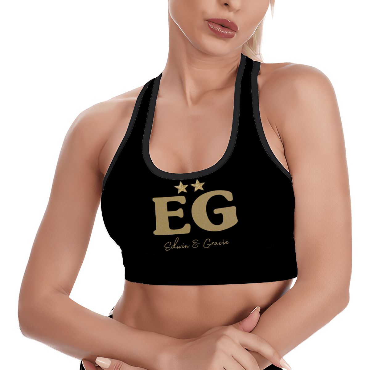 The black panther Cropped Sports Bra